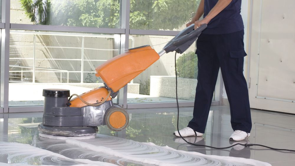 Expert Machine Floor Cleaning Service for Commercial Spaces